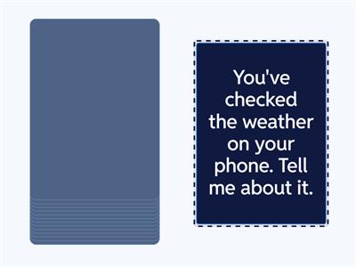 Future Tenses Speaking activity