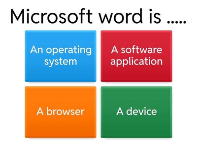 Recap of Microsoft Word
