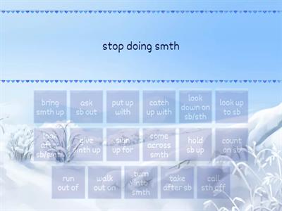 Separable and inseparable phrasal verbs. Solutions Intermediate Unit 6E