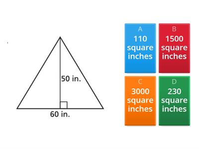 Perimeter & Area of Triangles
