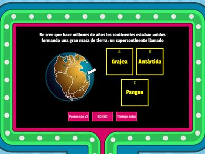 Los continentes. Geografia 5 grado. 