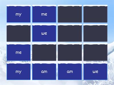 Sight Word Matching Game