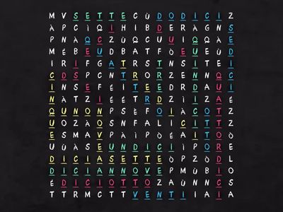 crucipuzzle di numeri