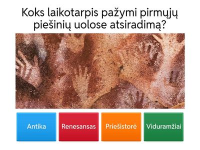 Meno epochos, stiliai, srovės, kryptys