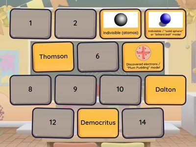 Models of the Atom Memory Game