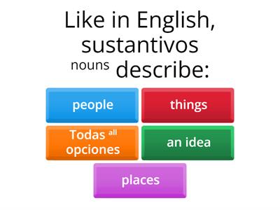 ﻿Lección 1 - Los sustantivos (nouns) TUTORIAL using pps. 12 -13