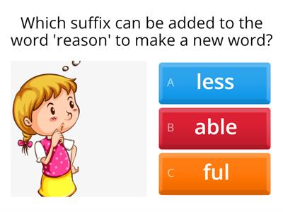 PREFIX AND SUFFIX