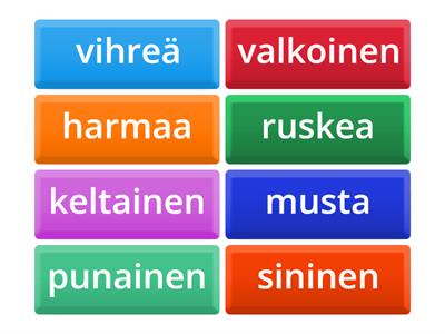 Värit. Colours.