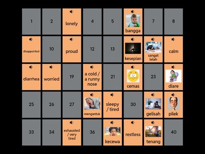 Matching pairs -  Kuis Kesehatan dan Emosi / Health and Emotions Quiz