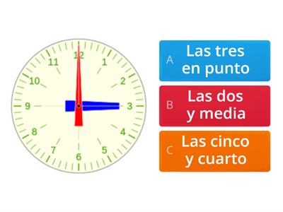 ¿Qué hora es?