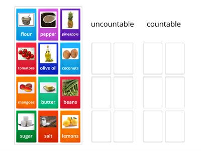 countable / uncountable