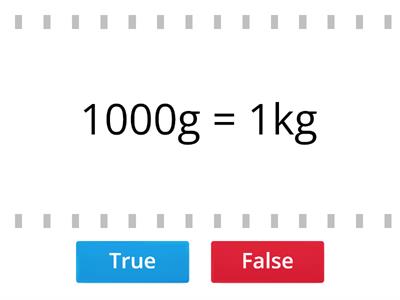 Units of measurements (with decimals)