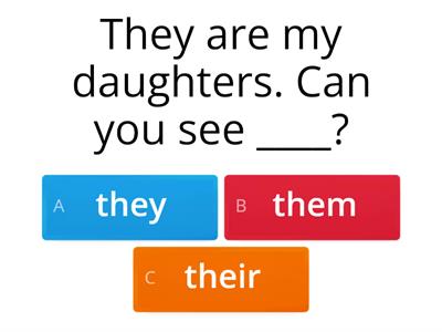 personal pronounces in objective case