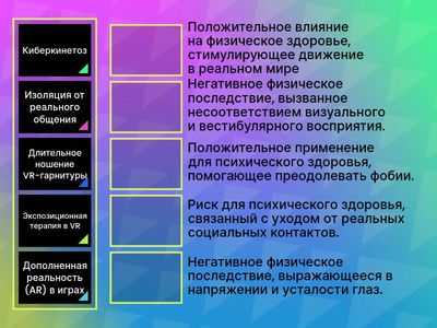 Человек в виртуальной реальности