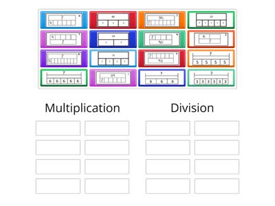 Multiplication & Division Strip Diagrams