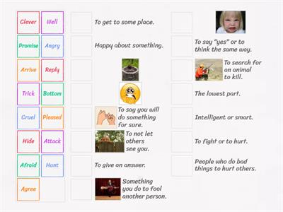 Reading - The Lion and the Rabbit - Vocabulary