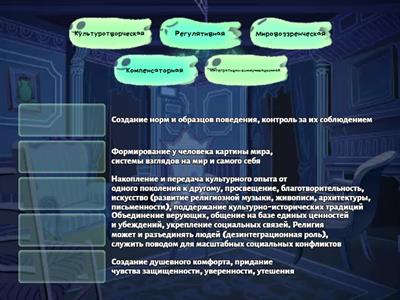 ФУНКЦИИ РЕЛИГИИ 