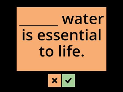 Articles - A / An / The / ∅ - (count, non-count)