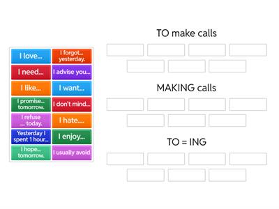 Infinitive or gerund