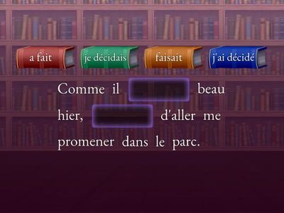 Le passé composé et l'imparfait