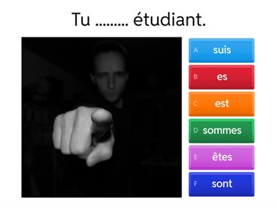   Verbe être au présent 