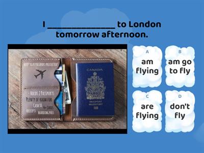 Present Continuous for FUTURE ARRANGEMENTS 