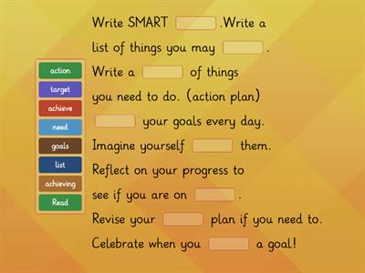 Setting Goals Steps