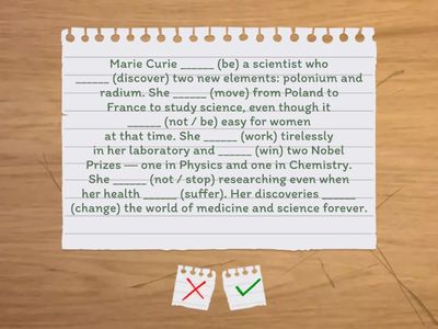 [Sidney] Simple Past Review in Context [Fill the Gaps]