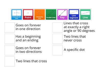 Angles and Lines Vocabulary