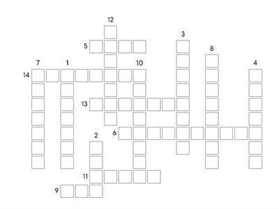 3rd year Crossword 