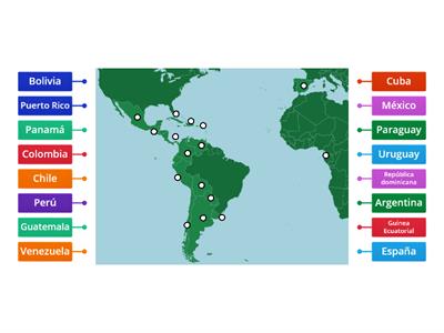 Per. 4 La Prueba- Spanish speaking countries 