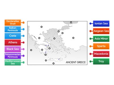 Ancient Greece Map