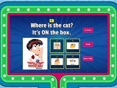 孩子 A2 (WHOLLY IDIOMAS) - PREPOSITION OF PLACE