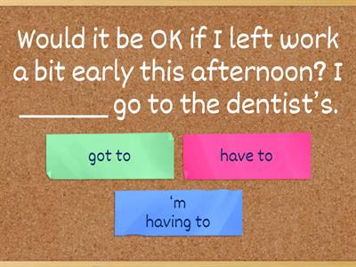 English File C1 1A HAVE: Grammar Test