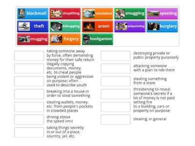 Vocabulary "Crime & Criminals"