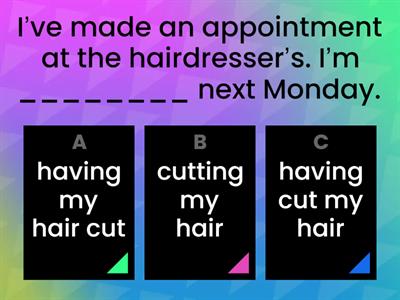 Get/Have something done