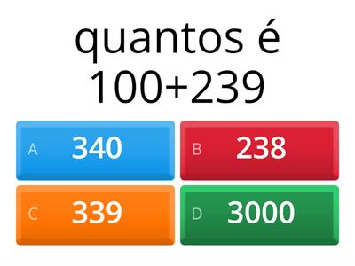 matemática adição e multiplicação