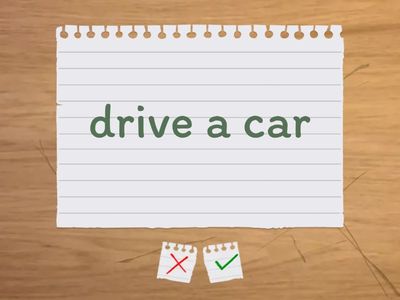 Check yourself "Activities. Vocabulary"