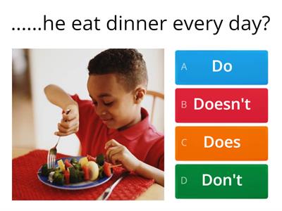 Present Simple - exercises