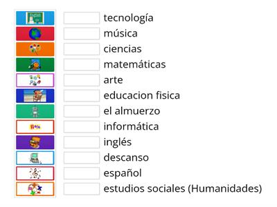 Las Clases (No Inglés)