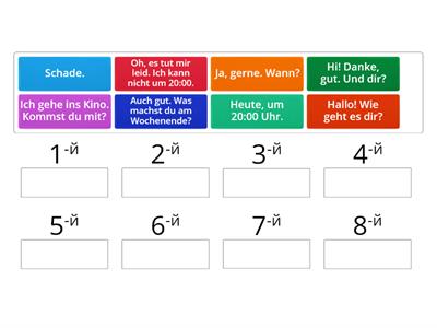 Klasse A1 ! Lektion 4 Verabredung 