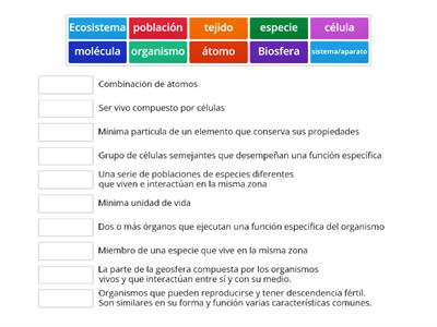 Del átomo al ecosistema