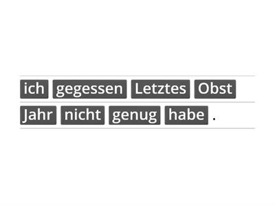 3Y German Unjumble Vorsätze + schlechte Gewohnheiten