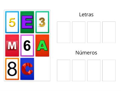  LETRAS E NÚMEROS