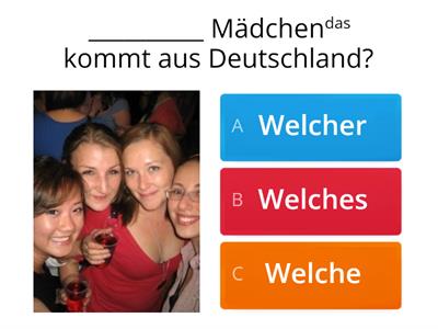 Welcher, Welche, Welchen, Welches oder Welchem?