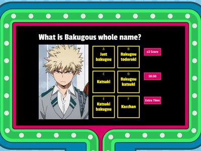 Mha Quiz