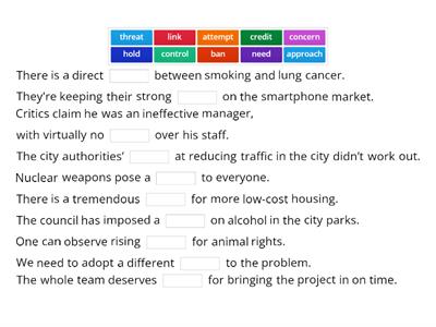 New Horizons - B2 - Vocabulary - Lesson 24 - Practice - Ex. 3