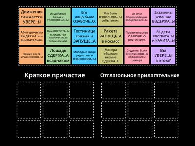 Краткое причастие или отглагольное прилагательное?