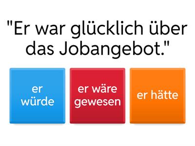 Konjunktiv I I Indirekte Rede Vergangenheit