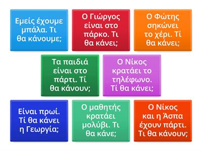 Μέλλοντας Τι θα κάνει;